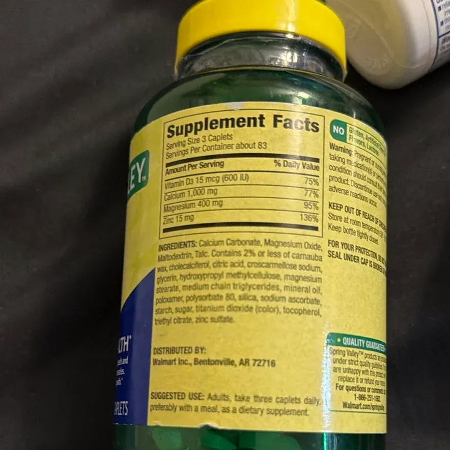 Calcium, Magnesium & Zinc